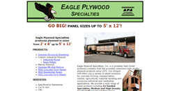 Desktop Screenshot of eagleplywood.com