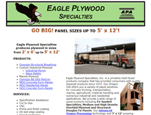 Tablet Screenshot of eagleplywood.com